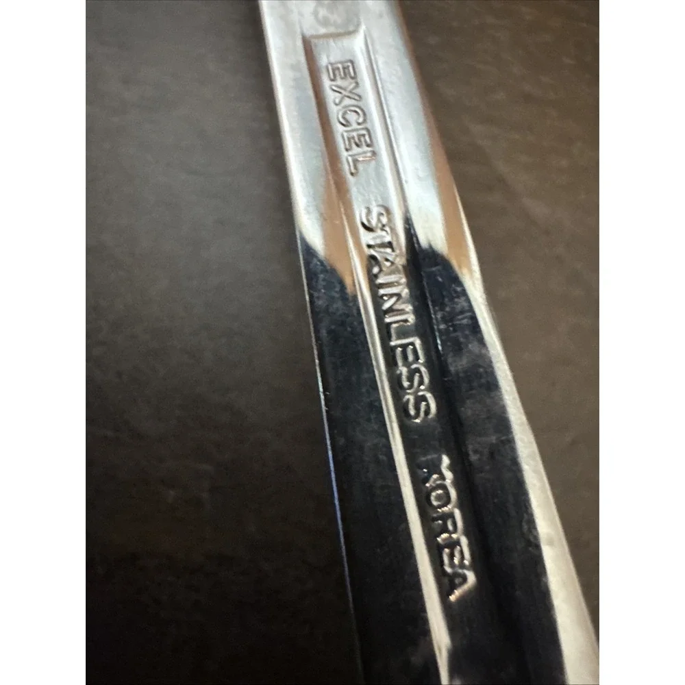 Excel Stainless Korea Brookfield Shell Casserole Spoons Glossy Center‎ Ridge (2)
